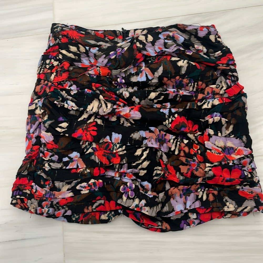 Zara Floral Printed Skirt